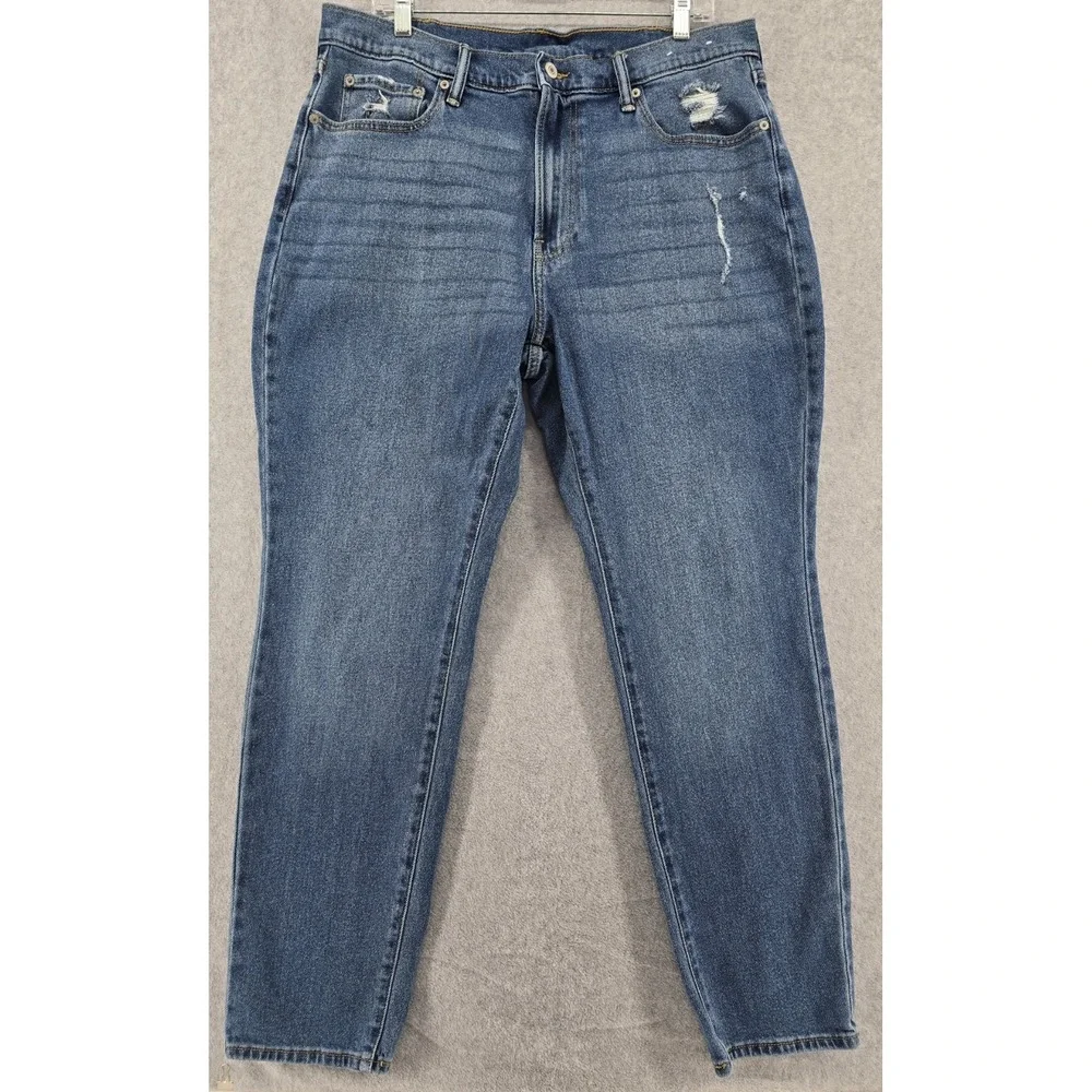 Abercrombie‎ & Fitch Athletic Slim Stretch Jeans Men's 36 x 32(31) Distressed